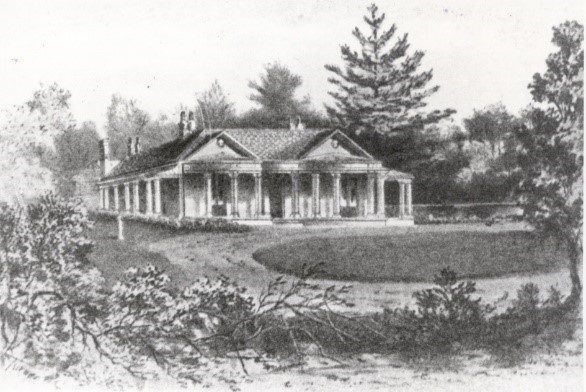 A sketch of Tempe House c.1883