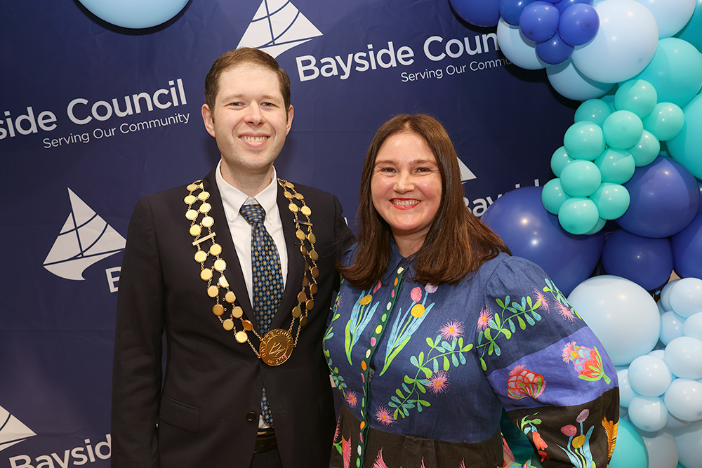 Mayor Ed McDougall and Deputy Mayor Heidi Lee Douglas