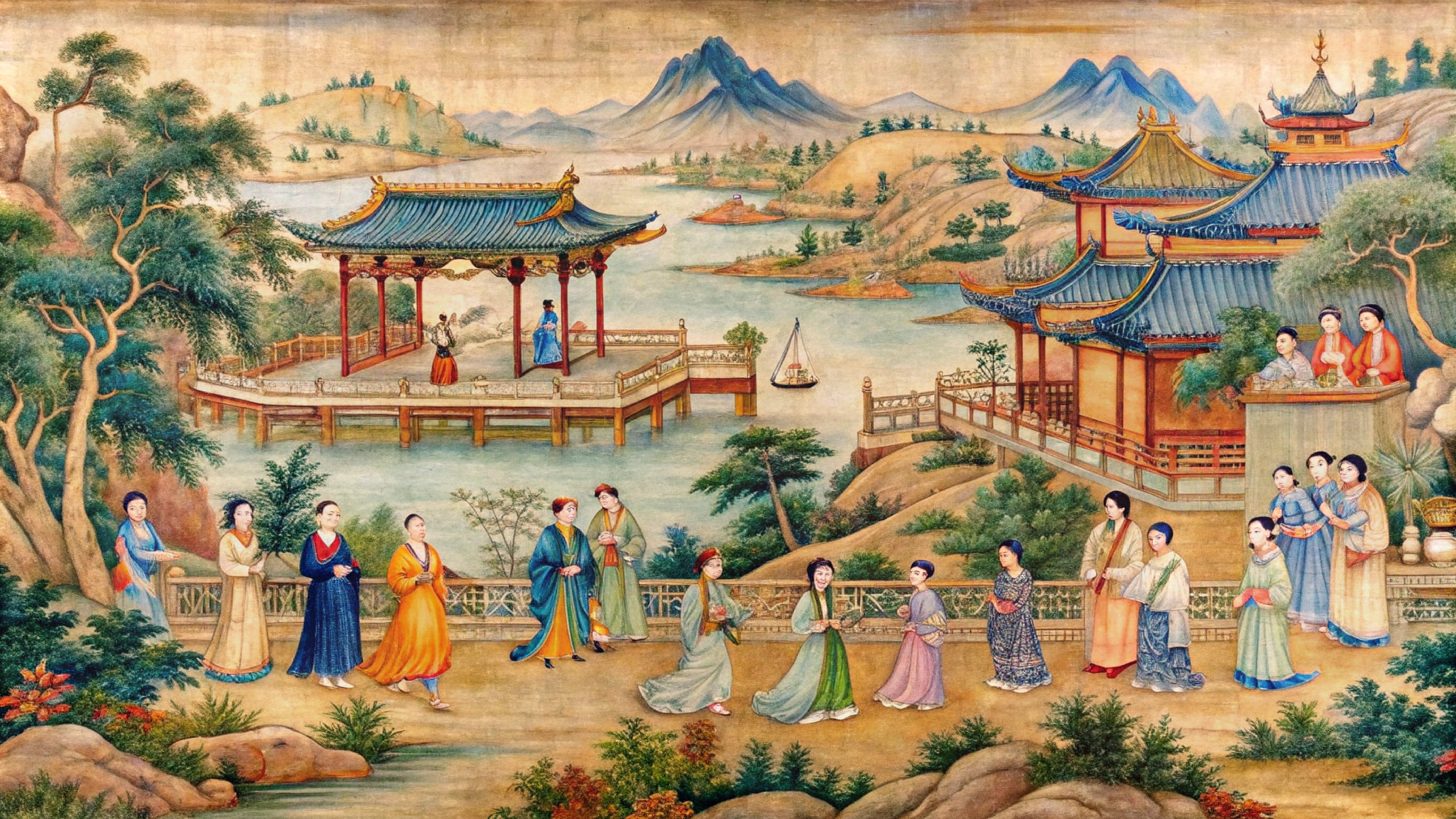 Chinese Scroll Painting